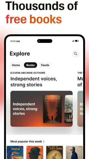 ElevenReader: Read Books Aloud screenshot 3