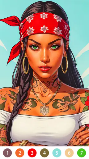 Rebel Gangster Coloring Pages screenshot 10