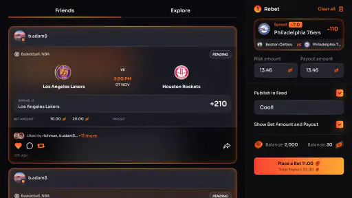 ReBet: Social Sports & Casino screenshot 9