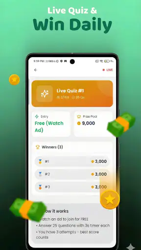 Redeem code app - Quiz & Earn screenshot 5