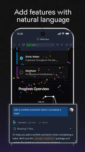 Replit: Vibe Code with AI Fast screenshot 5