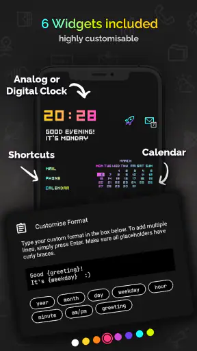 Retro Mode - Icon Pack (Neon) screenshot 7