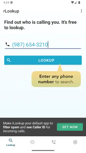 Reverse Phone Lookup — rLookup screenshot 2