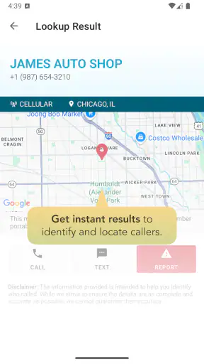 Reverse Phone Lookup — rLookup screenshot 3