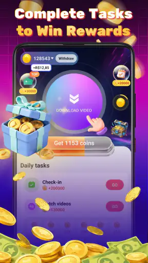 Rich Downloader - lucky & earn screenshot 5