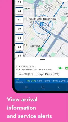 RideMETRO screenshot 2