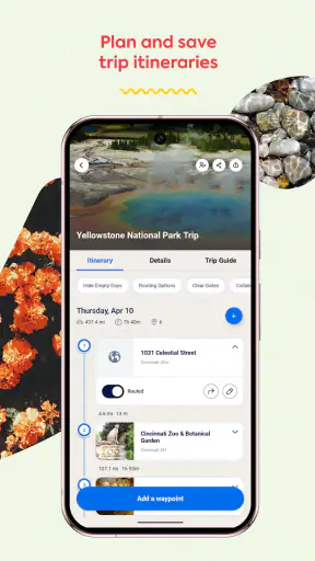 Roadtrippers - Trip Planner screenshot