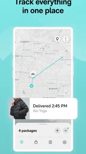Route: Package Tracker screenshot 1