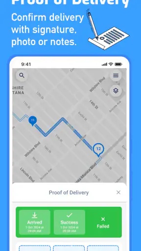 Route Planner, Delivery, MyWay screenshot 5