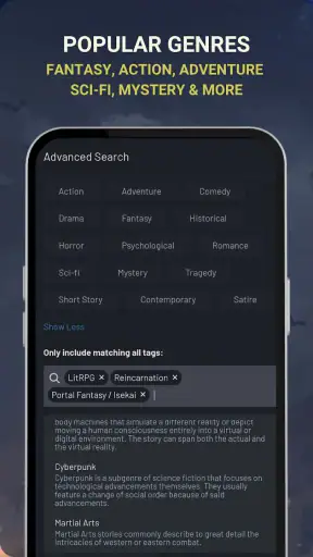 Royal Road - Read Stories screenshot 4