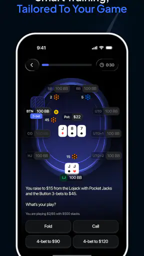 Runout Poker Trainer GTO Coach screenshot 4