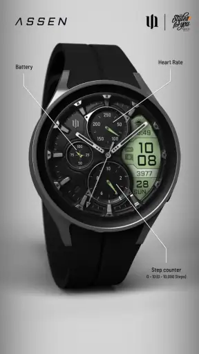 S4U Assen - Hybrid watch face screenshot 3