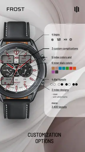 S4U Frost - classic watch face screenshot 5