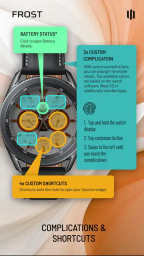 S4U Frost - classic watch face screenshot 6