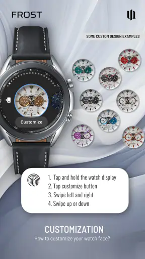 S4U Frost - classic watch face screenshot 8