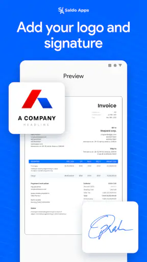 Saldo: Bill & Invoice Maker screenshot 12