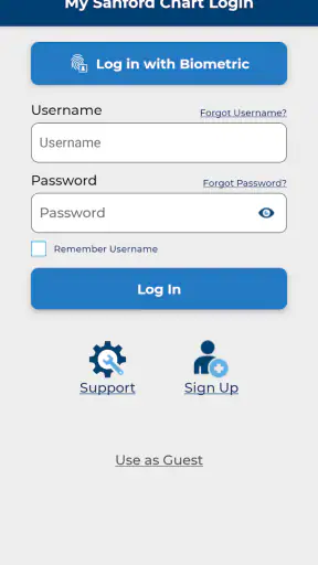 Sanford Health screenshot 2