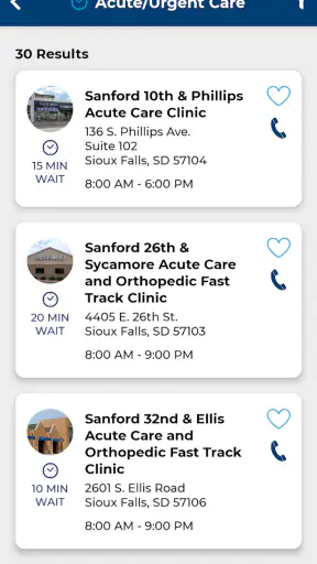 Sanford Health screenshot 5
