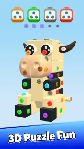 Screw Out 3D: Nut Sort Jam screenshot 11