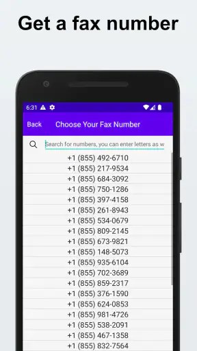 Send & Receive Fax Number screenshot 5