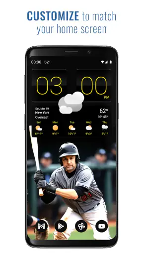 Sense V2 Flip Clock & Weather screenshot 2