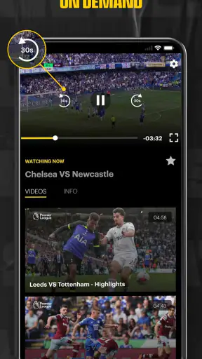 Setanta Sports: Sports TV App screenshot 4