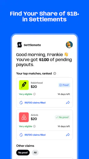 Settlemate screenshot 2