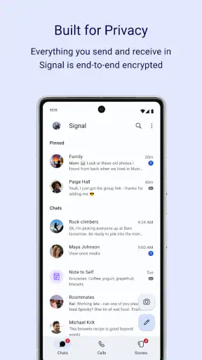Signal Private Messenger screenshot 1