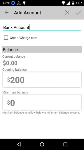 Simple Checkbook Ledger screenshot 4