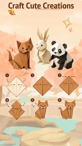 Simple Origami: Paper Folding screenshot 4