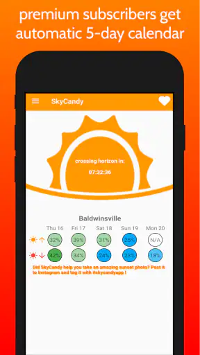 SkyCandy - Sunset Forecast App screenshot 10