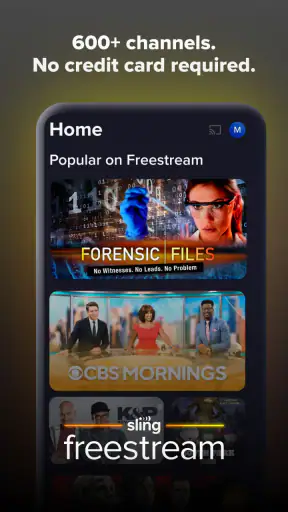 Sling: Live TV + Freestream screenshot