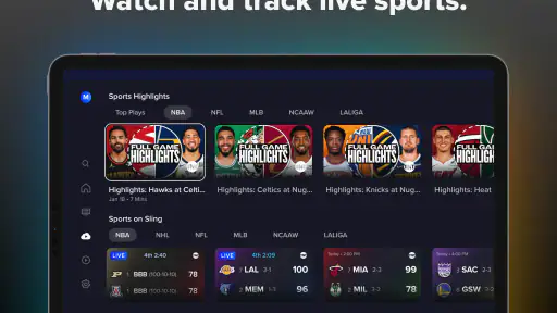Sling: Live TV + Freestream screenshot 9