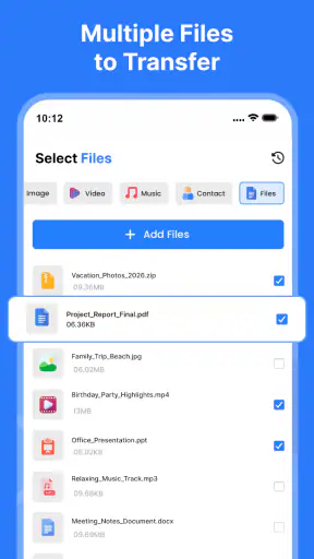 Smart Switch App File Transfer screenshot 12
