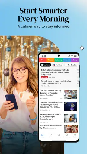 SmartNews: Live News & Rewards screenshot 1