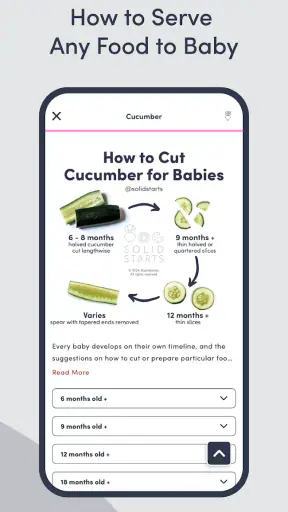 Solid Starts: Baby Food App screenshot
