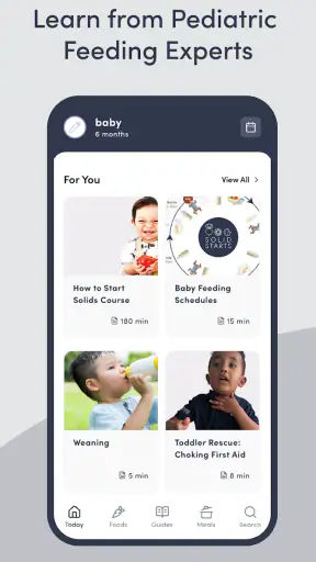 Solid Starts: Baby Food App screenshot