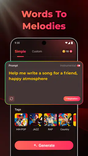 SongAI - AI Music Generator screenshot 2