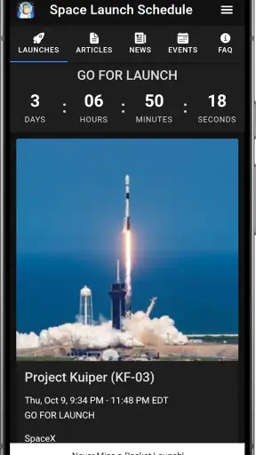 Space Launch Schedule screenshot 4