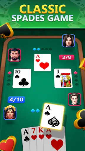 Spades - Classic Card Games screenshot 1