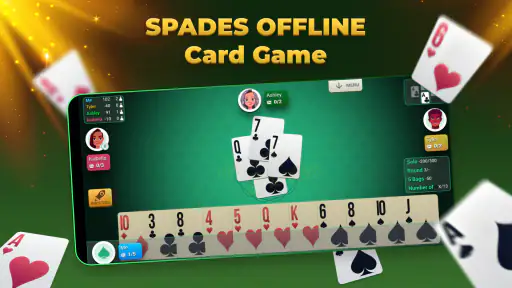 Spades Offline - Card Game screenshot 7