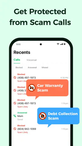 Spam Call Blocker for Android screenshot 2