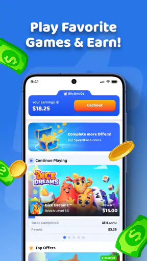 SpeedCash: Play & Earn Money screenshot 11