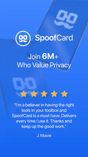 SpoofCard - Privacy Protection screenshot 1