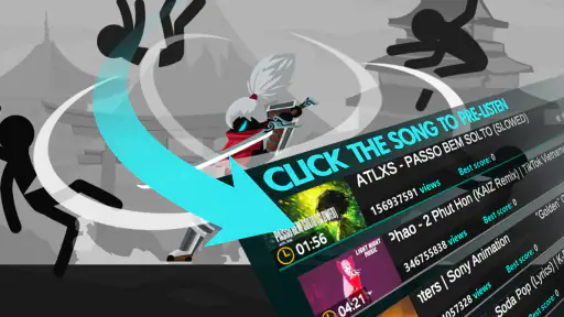 Stickdance Tuber: Fight Melody screenshot 9