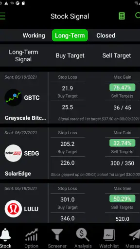 Stocks Signals - Stock Tracker screenshot 9