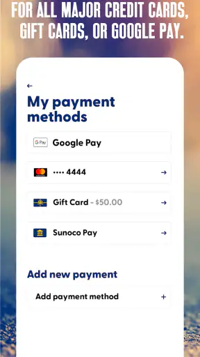 Sunoco: Pay fast & save screenshot 5