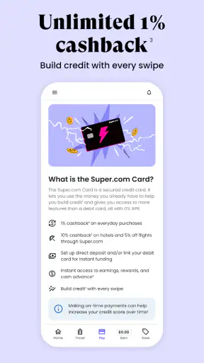 Super.com-Cash Advance, Travel screenshot 6