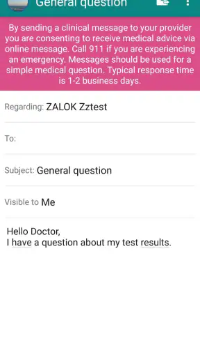 Sutter Health My Health Online screenshot 4