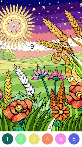 Tangle Color by Number Book screenshot 5